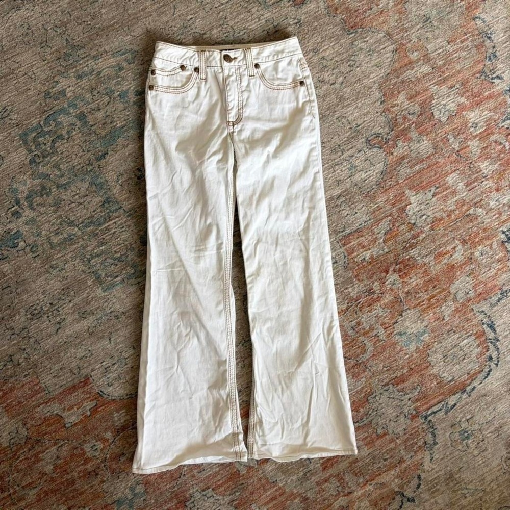 Cache lowrise pants  Size‎ 2 lowrise bootcut flare usa made y2k white